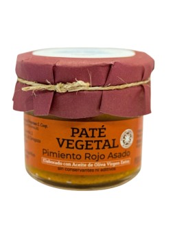 Pat&eacute; vegetal de Pimientos Rojos Asados 100% Artesano