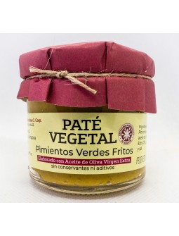 Pat&eacute; vegetal de Pimientos Verdes Fritos. 100% Artesano