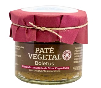 Paté vegetal de Boletus apto para vegetarianos