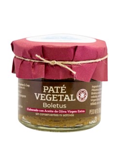 Pat&eacute; vegetal de Boletus 100% Artesano
