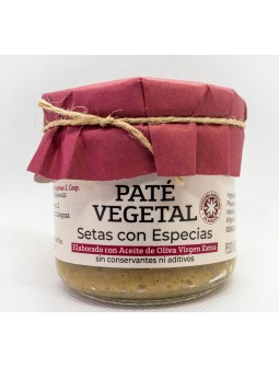 Pat&eacute; vegetal de Setas con Especias 100% Artesano