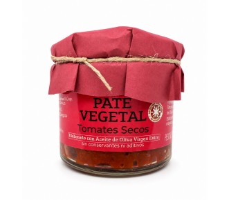 Paté vegetal de Tomates Secos apto para vegetarianos