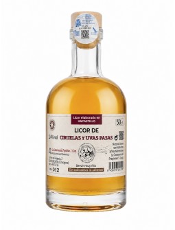 Licor de Ciruela y Uvas Pasas 100% Artesano